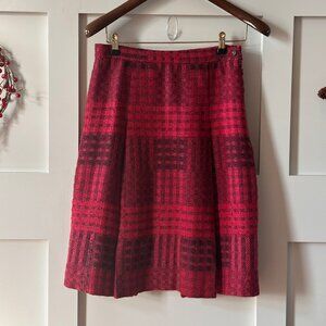 ✨ Vintage Jaeger London Wool Mohair Alpaca Plaid Skirt – Made in UK – Size 8